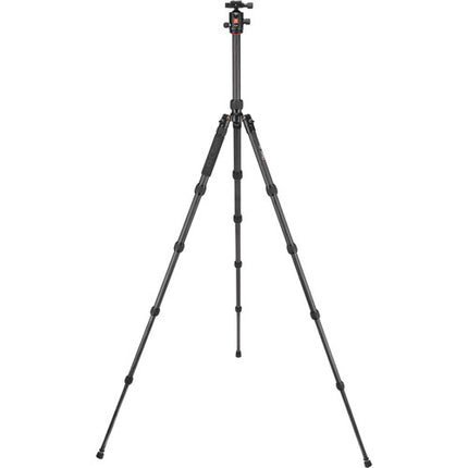 Oben CT-3586 Trípode de Viaje Fibra de Carbono 62.5" 27 lb con Cabezal BZ-226T