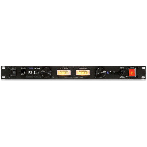 ART PS 4x4 Regulador de Voltaje para Rack 8 Salidas con Amperímetro y Voltímetro