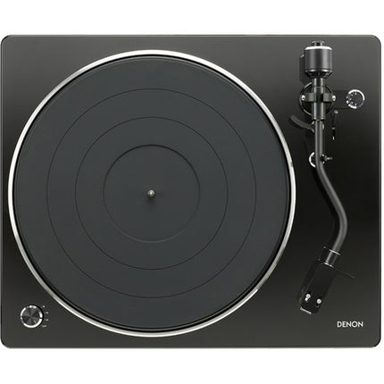 Denon DP-400 Tocadiscos Estéreo Piano Negro 33 1/3 45 y 78 rpm