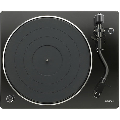 Denon DP-400 Tocadiscos Estéreo Piano Negro 33 1/3 45 y 78 rpm