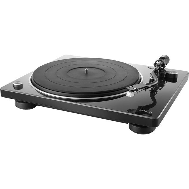 Denon DP-400 Tocadiscos Estéreo Piano Negro 33 1/3 45 y 78 rpm