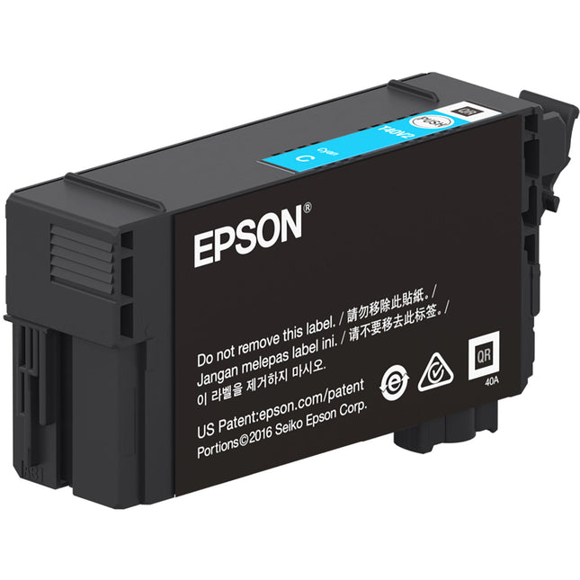 Cartucho de tinta Epson UltraChrome XD2 T40V cian 26mL para impresoras SureColor T3170 y T5170