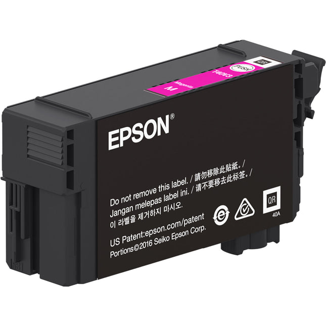 Cartucho de tinta magenta Epson UltraChrome XD2 T40V 26mL para impresoras SureColor T3170 T5170