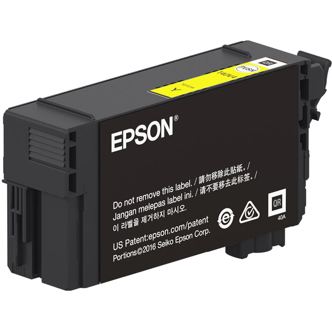 Cartucho de Tinta Amarilla Epson UltraChrome XD2 T40V 26mL para Impresoras SureColor T3170 y T5170