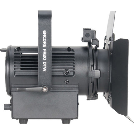 American DJ Starter Stream PAK luces LED Fresnel blancas cálidas y dimmer con soportes de luz