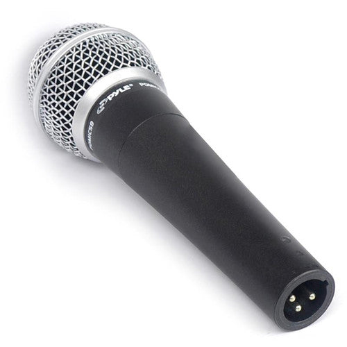 Pyle Pro PDMIC58 Micrófono Dinámico de Mano Respuesta 50 Hz-15 kHz con Cable XLR 15'