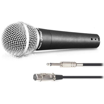 Pyle Pro PDMIC58 Micrófono Dinámico de Mano Respuesta 50 Hz-15 kHz con Cable XLR 15'