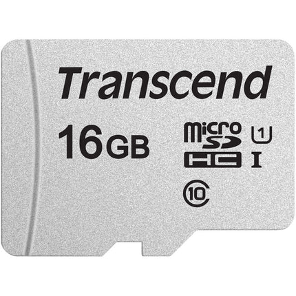 Transcend 16GB 300S Tarjeta microSDHC UHS-I Clase 10 con Adaptador SD