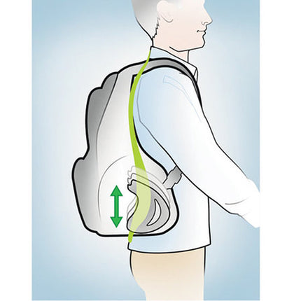 Kensington Contour Mochila Ajustable Soporte Lumbar Nylon Ballistic 1680D
