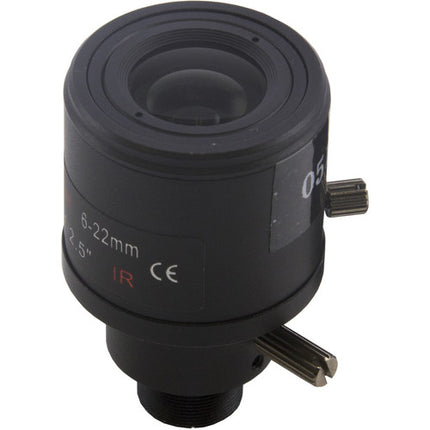 Marshall Electronics M12-Mount Lente Varifocal IR 6-22mm 5MP 1 2 5"