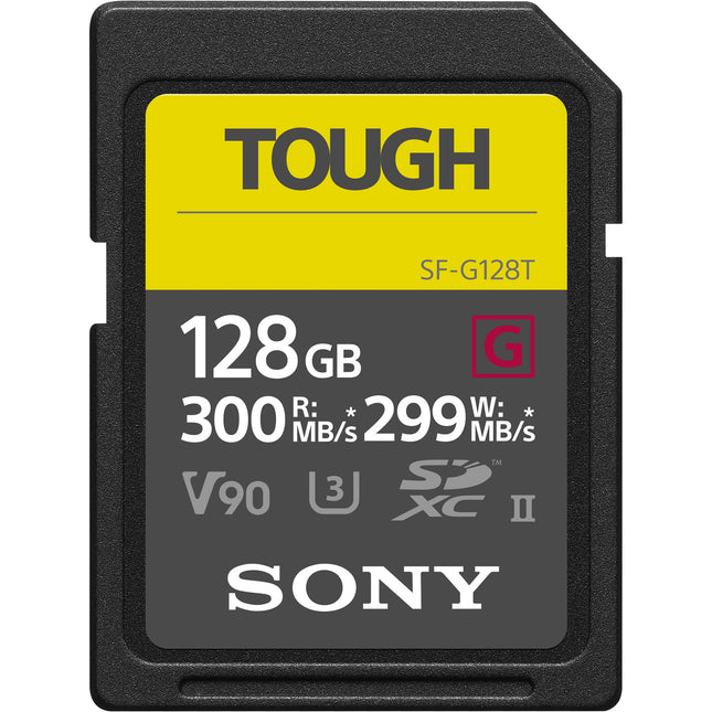 Sony 128GB SF-G TOUGH Tarjeta de Memoria UHS-II SDXC 300MB/s 299MB/s Estuche