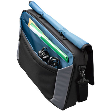 Case Logic Bolso Mensajero para Portátil de 17" con Compartimento Acolchado y Correa para Equipaje Rodante
