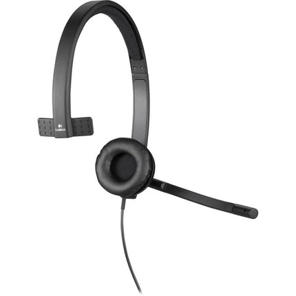 Logitech H570e Auricular USB Mono Cableado para Video Conferencia con Cancelación de Ruido