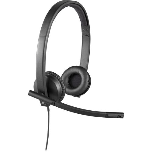 Logitech H570e Auriculares USB con Micrófono Flexible y Cancelación de Ruido