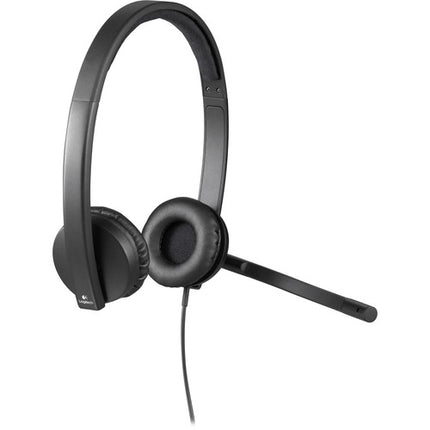 Logitech H570e Auriculares USB con Micrófono Flexible y Cancelación de Ruido