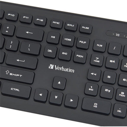 Verbatim Teclado Inalámbrico Slim Wireless 2.4 GHz con Batería AAA