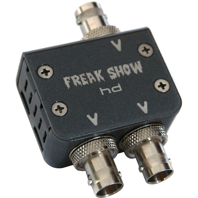 Freakshow HD 4K 12G-SDI MSX2-O Distribuidor Reclocker Compacto 4K 246' con Adaptador AC