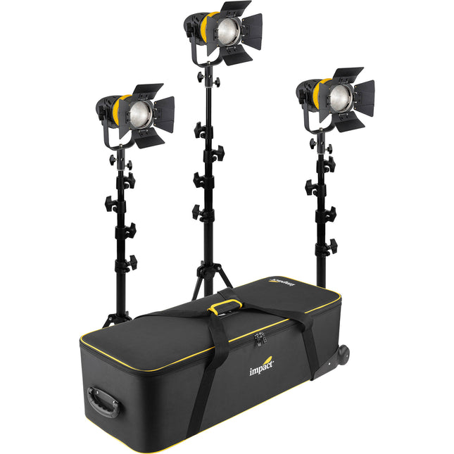 Genaray Torpedo Kit de luces LED diurna portátil con 7.2 pies trípodes y enfoque 15-75°
