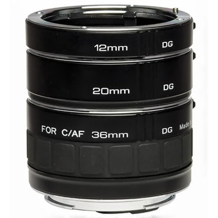 Kenko Auto Extension Tube Set DG para lentes Canon EOS tubos 12mm 20mm 36mm