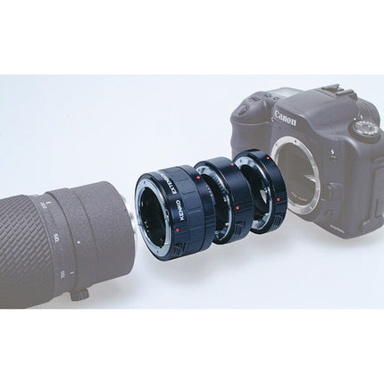 Kenko Auto Extension Tube Set DG para lentes Canon EOS tubos 12mm 20mm 36mm