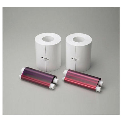 Mitsubishi CK-D746 Kit de papel y tinta 4 x 6 pulgadas 2 rollos 400 impresiones