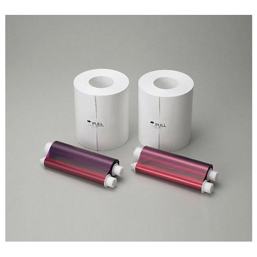 Mitsubishi CK-D746 Kit de papel y tinta 4 x 6 pulgadas 2 rollos 400 impresiones