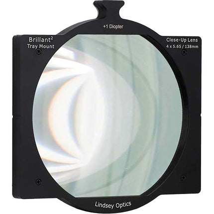 Lindsey Optics 4 x 5.65" Lente Close-Up +1 Dioptría con Montura para Bandeja