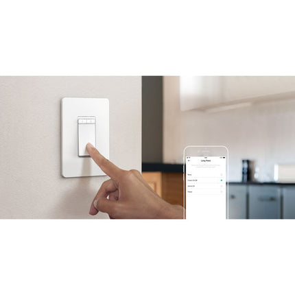 TP-Link HS220 Interruptor Inteligente Wi-Fi con Dimmer Blanco 2.4 GHz Wi-Fi