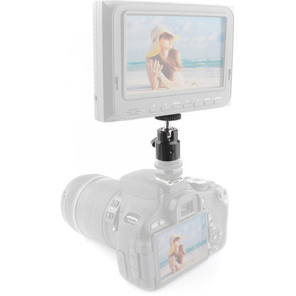 CAMVATE Mini Ball Head 1/4"-20 Tornillo 360° Rotación 90° Inclinación 2 Pzas