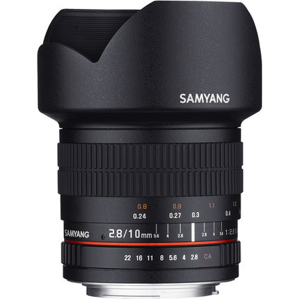 Samyang 10mm f2.8 ED AS NCS CS Objetivo para Micro Cuatro Tercios f2.8 a f22