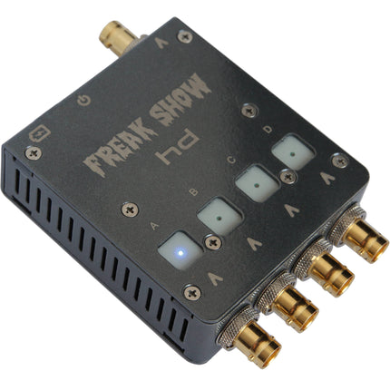 Freakshow HD 3G-SDI A B C D Switch con 4 Entradas 6 Horas Batería Interna