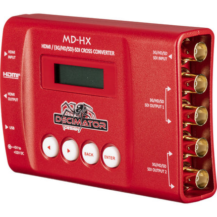 DECIMATOR MD-HX Convertidor Mini HDMI SDI con Escalado y 14 Modos de Conversión