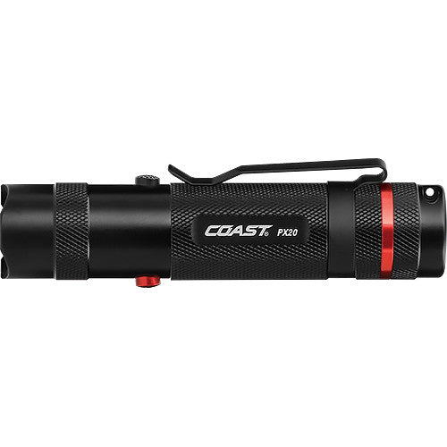 COAST PX20 Linterna LED Blanco Rojo 315 Lúmenes Baterías AAA