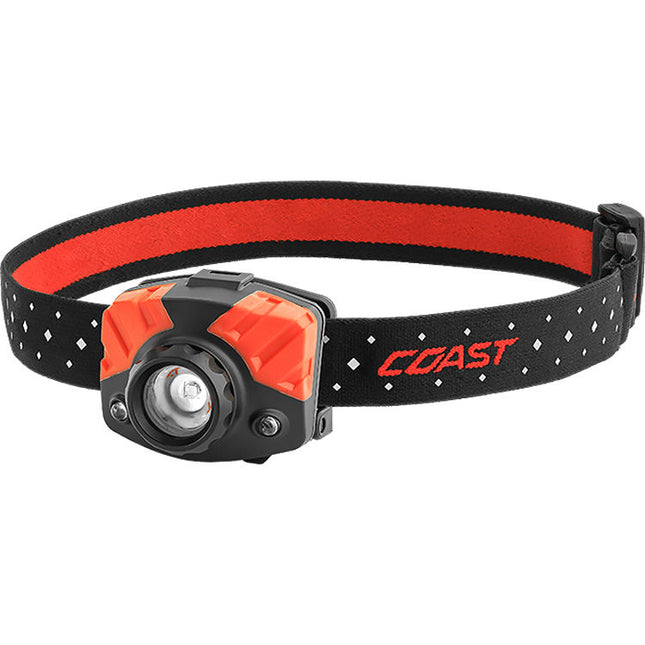 COAST FL75R Linterna Frontal LED Recargable 530 Lumen y Banda Reflectante