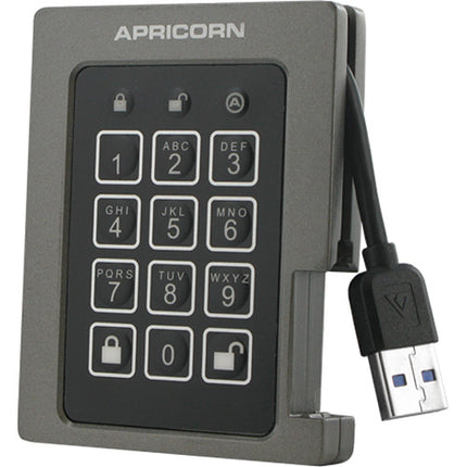 Apricorn Aegis 1TB Unidad SSD USB 3.0 300 Mb/s Encriptación AES
