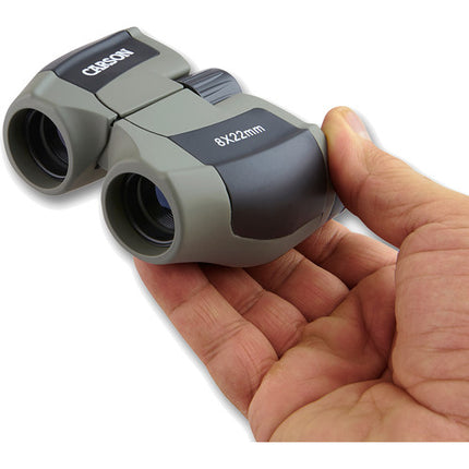 Carson 8x22 Scout Prismáticos Compactos Ángulo de Visión 7.8° con Funda y Correa