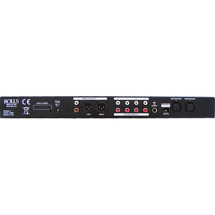Rolls RM69 MixMate 3 Mezclador Estéreo 6 Canales 2 XLR 4 RCA