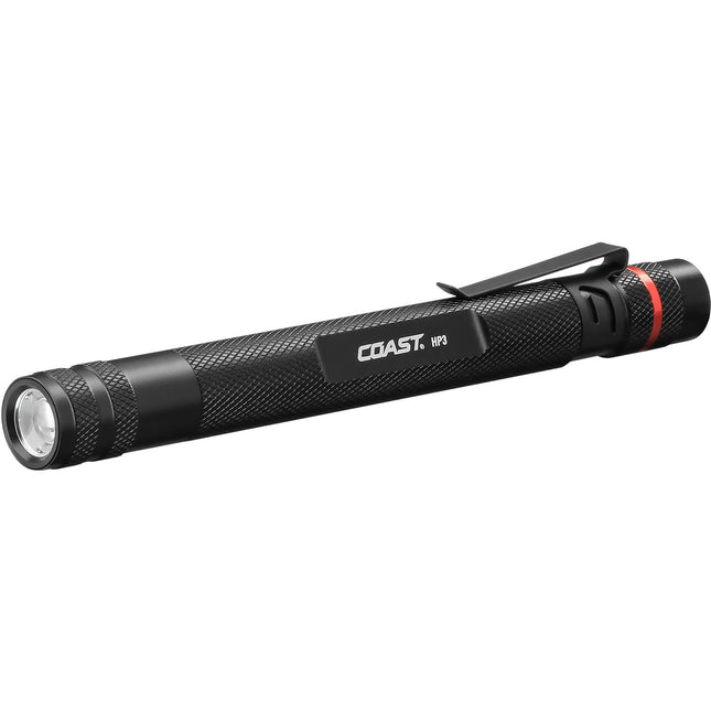 COAST HP3 Linterna LED portátil con enfoque 105 lúmenes y clip de bolsillo
