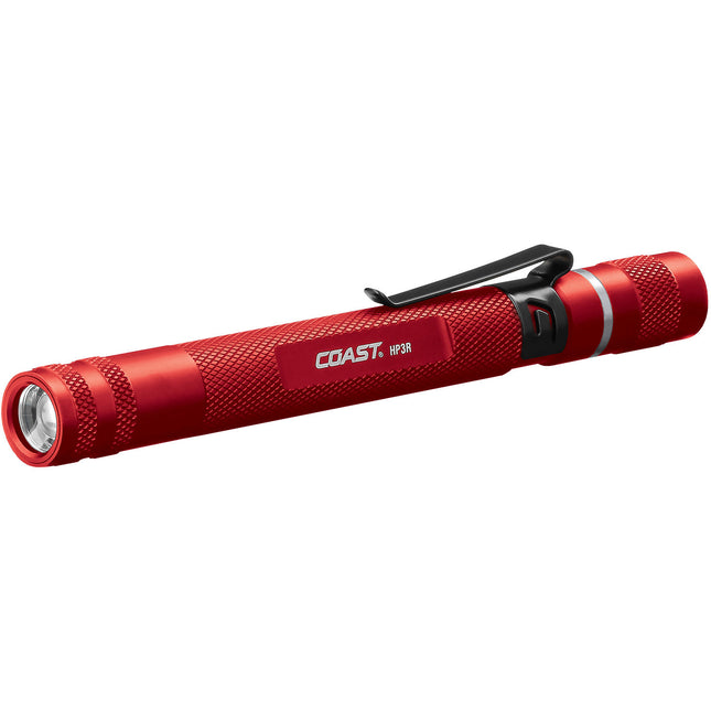 COAST HP3R Linterna Recargable LED con Enfoque 245 Lúmenes Roja USB
