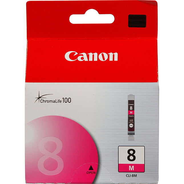 Cartucho de tinta Canon CLI-8 Magenta para impresoras PIXMA