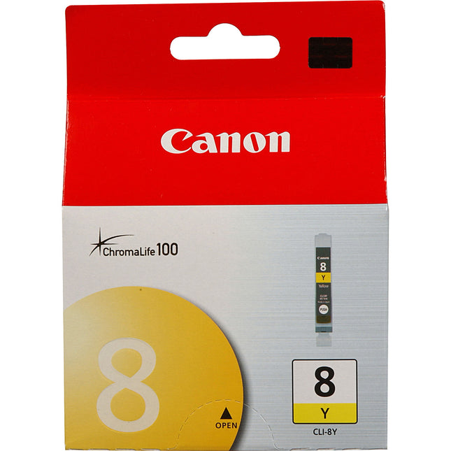 Cartucho de tinta Canon CLI-8 Amarillo para impresoras PIXMA y MP