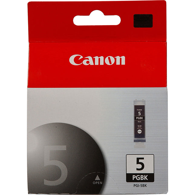 Cartucho de tinta negra Canon PGI-5BK para impresoras PIXMA iP3300 iP5200