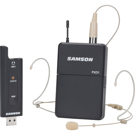 Samson XPD2 sistema inalámbrico de diadema USB frecuencia 2.4 GHz alcance 30 m