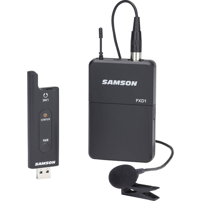 Samson XPD2 Lavalier USB Sistema Inalámbrico Digital 2.4 GHz 30 m Alcance