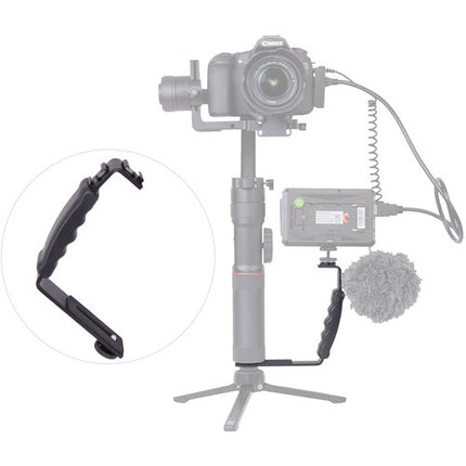DigitalFoto Solution Limited MINI L Soporte con doble agarre y dos cold shoe para gimbal