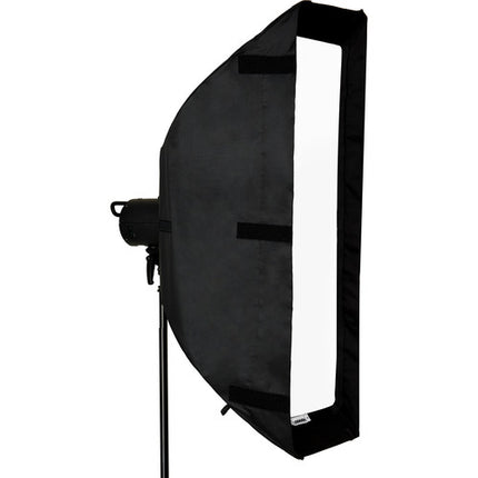 Chimera Super Pro X Plus Banco de Luz Pequeño 9 x 36 pulgadas Interior Plata Difusor Frontal