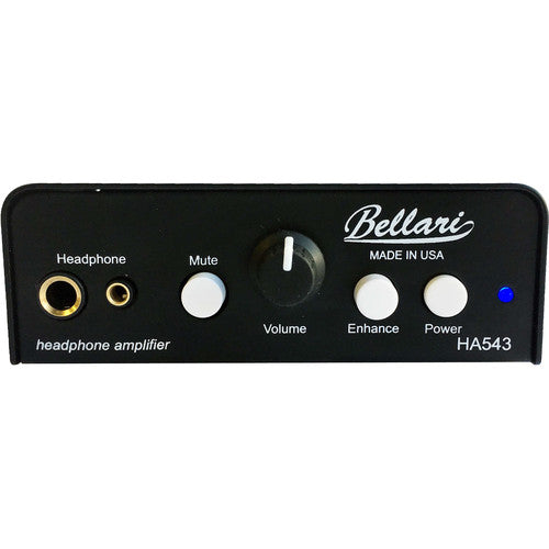 Bellari HA543 Amplificador de Auriculares Estéreo con Entradas XLR y RCA