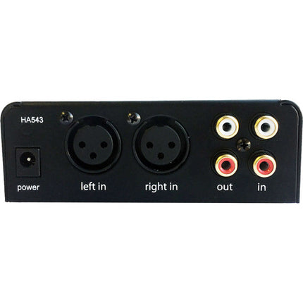 Bellari HA543 Amplificador de Auriculares Estéreo con Entradas XLR y RCA