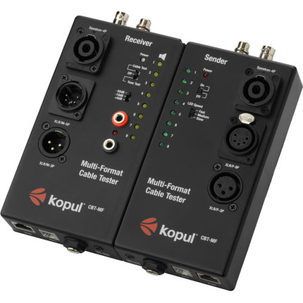 Kopul CBT-MF Tester de Cables Multifunción 11 Conectores Dual Chasis