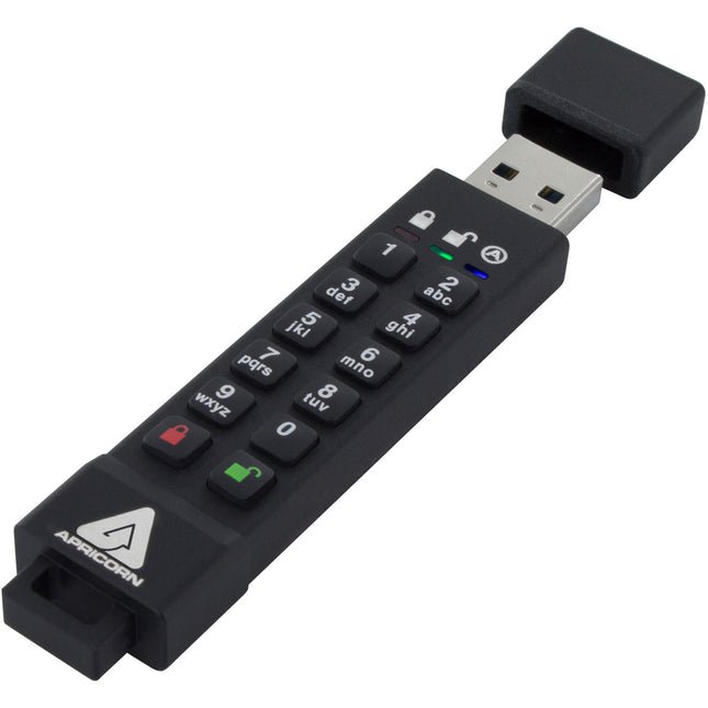 Apricorn 32GB Aegis Secure Key 3z Unidad USB Encriptada 3.1 Gen 1 con PIN y Protección IP67